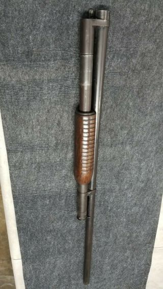 Vintage Winchester Model 12 12ga 28 " Full Shotgun Barrel Forend Assembly