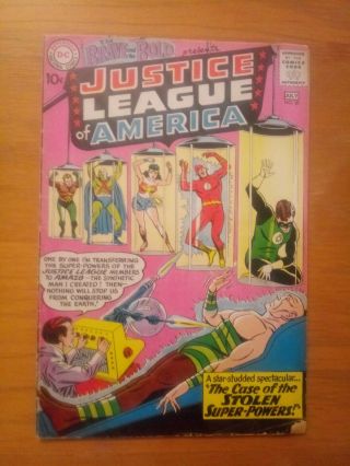 Brave And The Bold 30,  Silver Age 1960 1st Amazo Early Justice League App