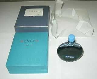 Vintage R.  Lalique Worth Perfume Bottle/boxes Je Reviens 1 Oz - 2/3 Full