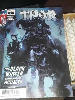 Thor 2 3 5 (2020) 3rd Printing 4 6 1st print Black Winter Marvel Comics 3