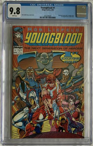 Youngblood 1 Cgc 9.  8 Nm/mt 1st Image / Extreme Studios