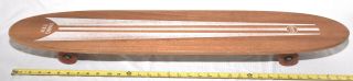 Vintage Sears & Roebuck Hang Ten 35 " Long Board Longboard Wooden Skateboard