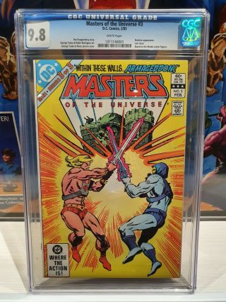 Cgc 9.  8 Masters Of The Universe Dc Comics 3 Motu 1983 White Pages