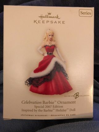 Hallmark Keepsake Ornament Celebration Barbie Special Edition 2007
