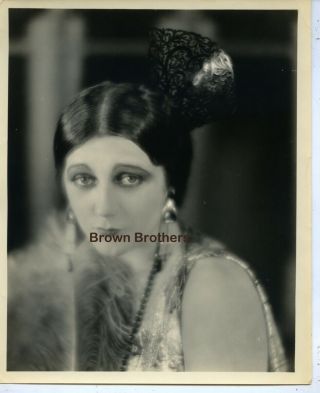 Vintage 1920s Barbara La Marr Hollywood Scandal Actress Drug Addict Photo 1
