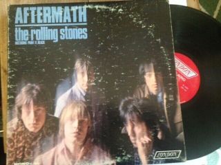 1966 The Rolling Stones " Aftermath " 1st Press Us Red London Mono Ll 3476 Ex/vg -