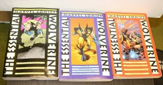 Marvel Essential Wolverine Vol 1 2 & 3 Tpb Trade Paperback 1st Edition Low Grade