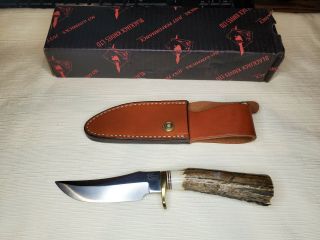 Vintage Blackjack Sambar Stag Stalker Knife