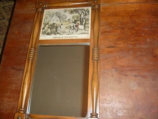 Vintage Currier & Ives Summer In The Country Mirror