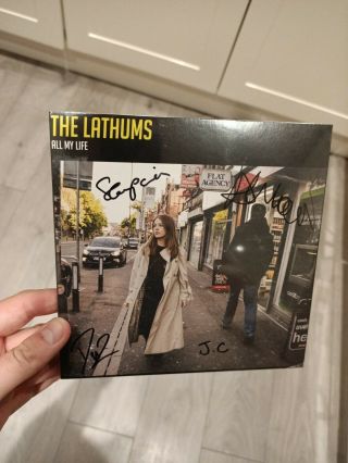 The Lathums All My Life Signed Ltd Edition 7 " Vinyl (blossoms Courteeners Oasis)