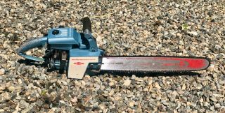 Vintage Homelite Xl12 Chainsaw 20 " Bar - Been In Storage For Years