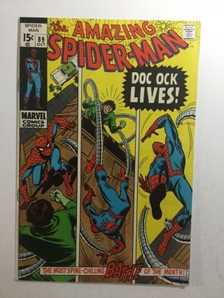 Spider - Man 89 Vf,  Very Fine,  8.  5 Marvel Comics