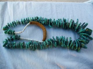 Vintage Native American Turquoise Nugget Necklace