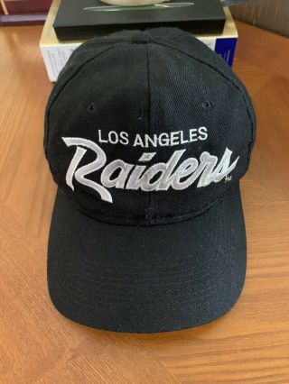 1980s Vintage Nfl Los Angeles Raiders Snapback Hat