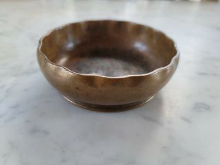 Tiffany Studios York Dore Bronze Bowl 1713