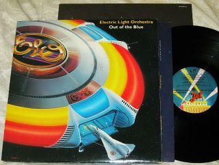 Electric Light Orchestra ‎– Out Of The Blue Jet 1st Us Press 2lp W/insert&poster