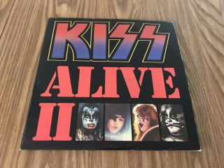 Vintage Vinyl 1977 Kiss Alive Ii Lp Casablanca Records Nblp - 7076 - 2