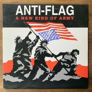 Anti - Flag - A Kind Of Army - Blue Vinyl Lp Rare [near Mint]