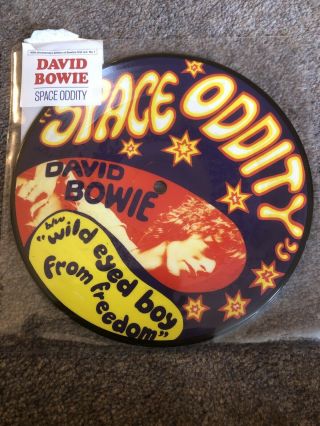 David Bowie - Space Oddity 7” 40th Anniversary Pic Disc Single Nm