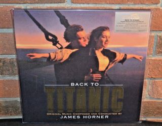 Back To Titanic - Soundtrack,  Ltd/500 Import 180g 2lp Clear Vinyl Foil 