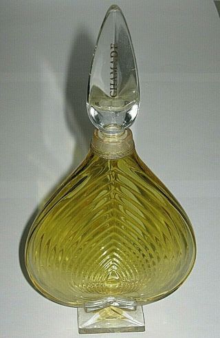 Vintage Guerlain Chamade Perfume Bottle 4 Oz 1970s Display Factice - 8 1/2 "