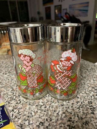Vintage Strawberry Shortcake Salt And Pepper Shakers