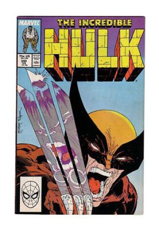 The Incredible Hulk 340 (feb 1988,  Marvel) Vf Cond.