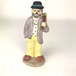 Emmett Kelly Jr.  Hobo Clown With Knapsack Figurine Flambro Vintage