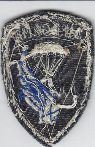 KW Vintage US Army 187th Airborne RCT Patch - Bullion,  Theater - made 2