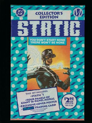 Static 1 Collectors Edition Comic By Dc In Near