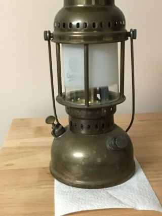 Optimus 1200 Vintage Brass Kerosene Lantern 2