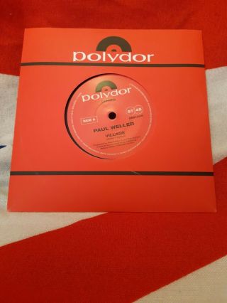 Paul Weller - Village / Earth Beat - Limited 7 " Vinyl Single - - The Jam - Mod