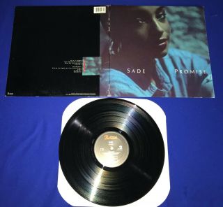 Vintage Sade Adu Promise Lp Record Nr Vinyl Gatefold