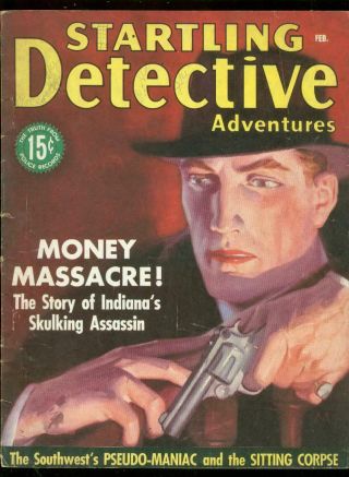 Startling Detective Adventures February 1937 - Country Press,  Inc - Vg - M.