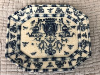 Gorgeous Rare Vintage 1897 United Wilson Uw Republic Of China Porcelain Platter
