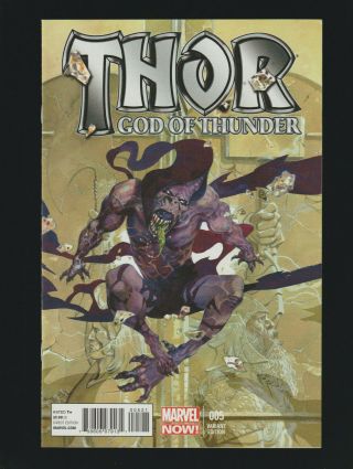 Thor God Of Thunder 5 Comic By Marvel 1st Necrosword Origin Gorr In Near