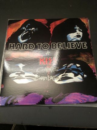 Hard To Believe [lp] A Kiss Covers Compilation Black Vinyl Record Nirvana Melvin