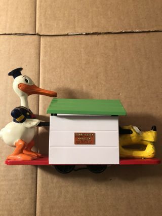 Vtg Walt Disney Pride Lines Donald Duck Hand Car Train Toy Donald Duck & Pluto