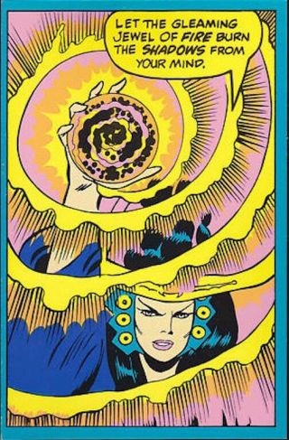 Karnilla Asgard Marvel Third Eye Black Light Greeting Card John Buscema 1971