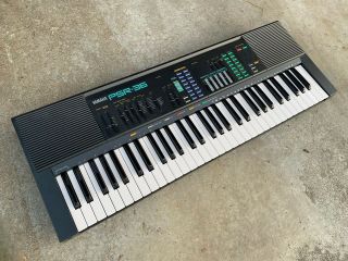 Vintage Yamaha Psr - 36 Midi Fm Synthesizer Keyboard Soundblaster Synth
