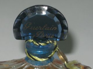 Vintage Guerlain Shalimar Perfume Bottle 1/2 OZ 3/4,  Full 1960s - 3 3/4 