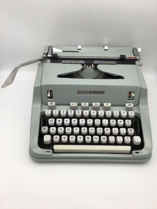 Vintage Rare Hermes 3000 Portable Typewriter With Case