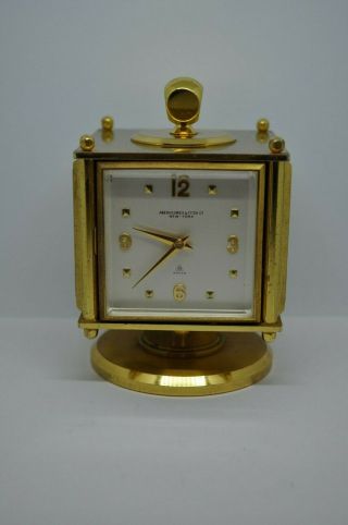 Vintage Abercrombie & Fitch Co.  Swiss Desk Clock Weather Station
