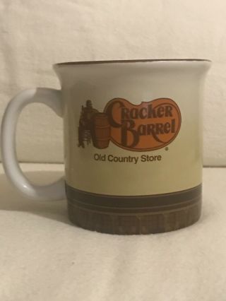 Euc Gently Pre - Owned Cracker Barrel Old Country Store Checker Board Coffee Mug