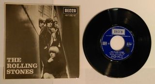 The Rolling Stones " Get Off My Cloud " Ep Ps 1969 Orig.  France 457.  092
