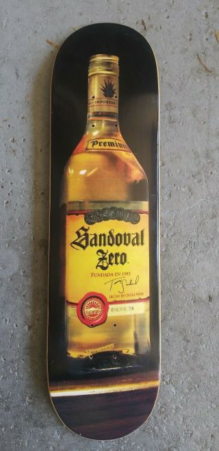 Very Rare Vintage Tommy Sandoval Tequila Nos Zero Skateboard Jamie Thomas Cheers