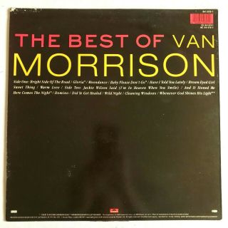 VAN MORRISON - The Best of / 1990 Vinyl Compilation LP VG,  /G, 3