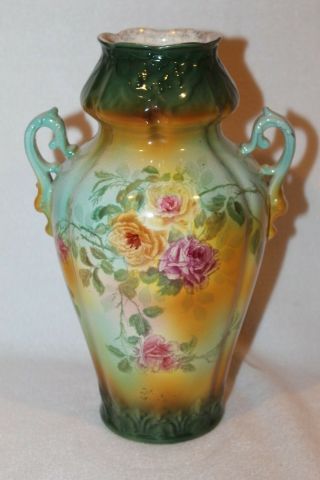 Antique Royal Bonn Hand Painted Vase - Mid 1800 