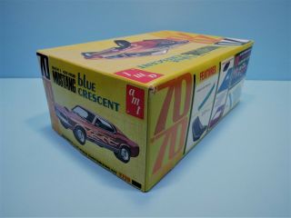 AMT Y729 1970 FORD 70 Mustang MACH I Mustang BLUE CRESCENT annual unbuilt kit 2