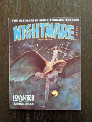 Nightmare 6 " Lovewitch And The Living Dead " - Nm Skywald 1971